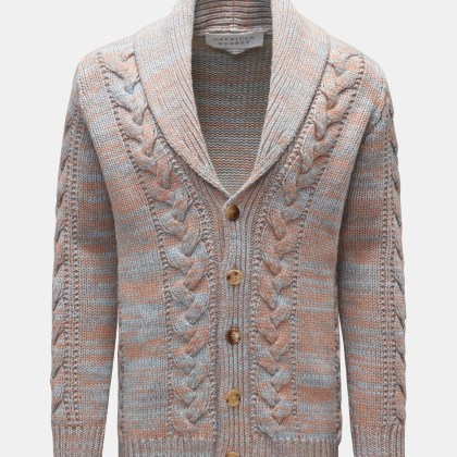 Gabriela Hearst - Herren - Cashmere Cardigan %27Rivera%27 pastellblau/hellgrau/hellbraun Gabriela Hearst - Herren - Cashmere Cardigan %27Rivera%27 pastellblau/hellgrau/hellbraun