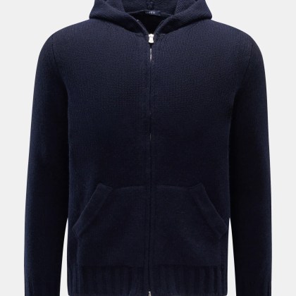 04651/ A trip in a bag - Herren - Strickjacke %27Blended Full Zip%27 navy 04651/ A trip in a bag - Herren - Strickjacke %27Blended Full Zip%27 navy