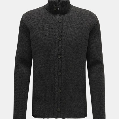 von Braun - Herren - Cashmere Cardigan dunkelgrau von Braun - Herren - Cashmere Cardigan dunkelgrau