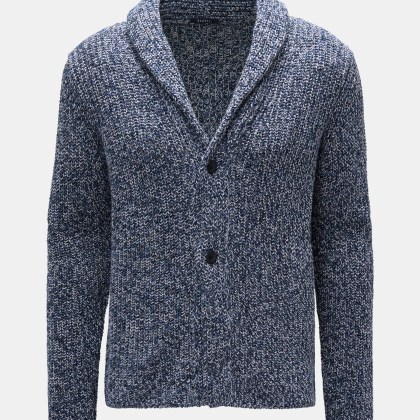 04651/ A trip in a bag - Herren - Cardigan %27Rainbow%27 navy/weiß 04651/ A trip in a bag - Herren - Cardigan %27Rainbow%27 navy/weiß