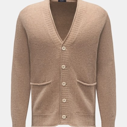 04651/ A trip in a bag - Herren - Cardigan %27Shetland%27 beige 04651/ A trip in a bag - Herren - Cardigan %27Shetland%27 beige