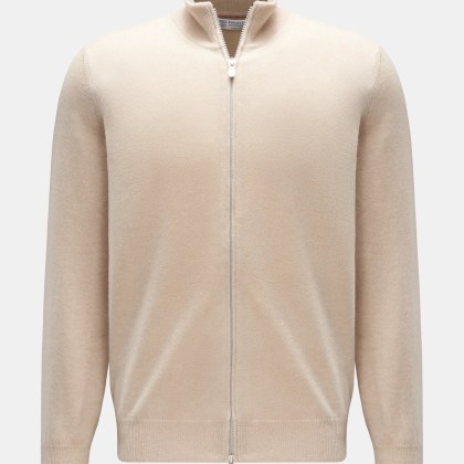Brunello Cucinelli - Herren - Cashmere Strickjacke beige Brunello Cucinelli - Herren - Cashmere Strickjacke beige