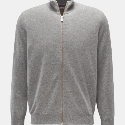 Brunello Cucinelli - Herren - Cashmere Strickjacke grau Brunello Cucinelli - Herren - Cashmere Strickjacke grau