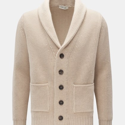 Filippo de Laurentiis - Herren - Cardigan sand Filippo de Laurentiis - Herren - Cardigan sand
