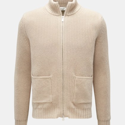 Filippo de Laurentiis - Herren - Strickjacke sand Filippo de Laurentiis - Herren - Strickjacke sand