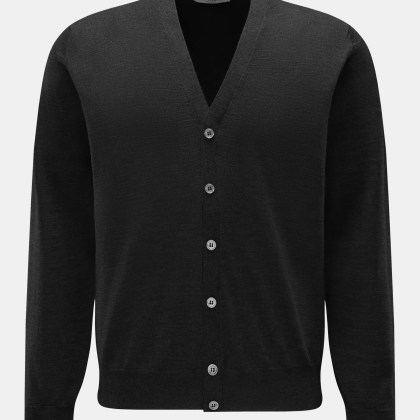 Filippo de Laurentiis - Herren - Cardigan anthrazit meliert Filippo de Laurentiis - Herren - Cardigan anthrazit meliert