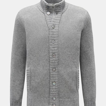 Della Ciana - Herren - Cardigan grau meliert Della Ciana - Herren - Cardigan grau meliert