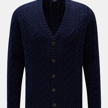 Drumohr - Herren - Cardigan dunkelblau Drumohr - Herren - Cardigan dunkelblau
