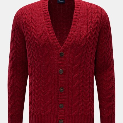 Drumohr - Herren - Cardigan rot Drumohr - Herren - Cardigan rot
