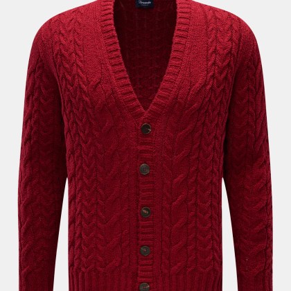 Drumohr - Herren - Cardigan rot Drumohr - Herren - Cardigan rot