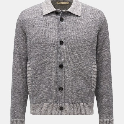 Maurizio Baldassari - Herren - Cardigan navy/weiß meliert Maurizio Baldassari - Herren - Cardigan navy/weiß meliert