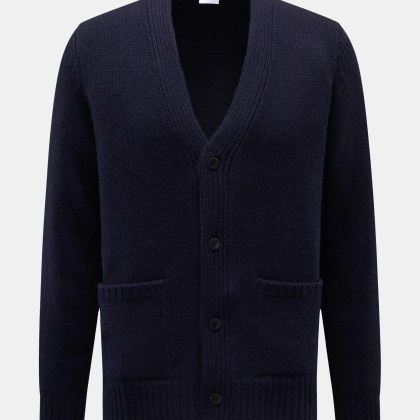 04651/ A trip in a bag - Herren - Cashmere Cardigan navy 04651/ A trip in a bag - Herren - Cashmere Cardigan navy