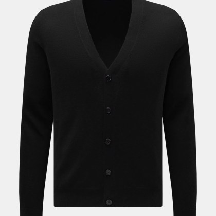 von Braun - Herren - Cashmere Cardigan schwarz von Braun - Herren - Cashmere Cardigan schwarz