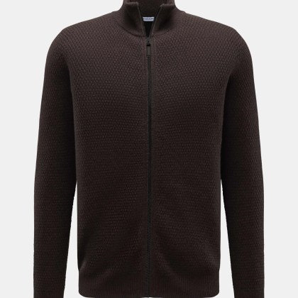 von Braun - Herren - Cashmere Strickjacke dunkelbraun von Braun - Herren - Cashmere Strickjacke dunkelbraun