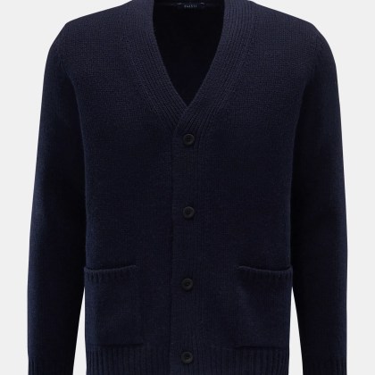 04651/ A trip in a bag - Herren - Cashmere Cardigan navy 04651/ A trip in a bag - Herren - Cashmere Cardigan navy