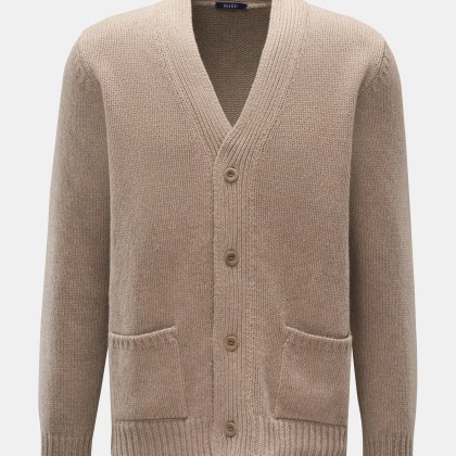 04651/ A trip in a bag - Herren - Cashmere Cardigan beige 04651/ A trip in a bag - Herren - Cashmere Cardigan beige