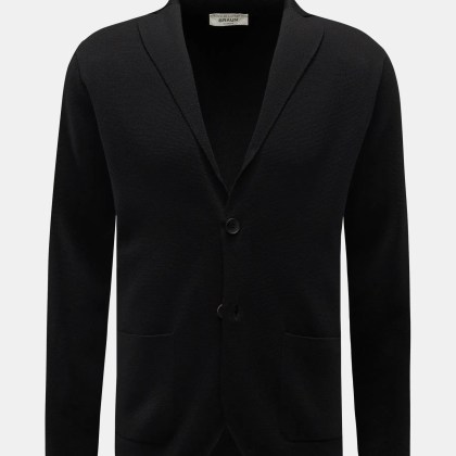Filippo de Laurentiis - Herren - Merino Cardigan schwarz Filippo de Laurentiis - Herren - Merino Cardigan schwarz