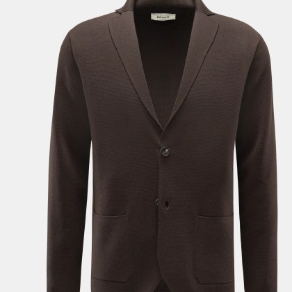 Filippo de Laurentiis - Herren - Merino Cardigan dunkelbraun Filippo de Laurentiis - Herren - Merino Cardigan dunkelbraun