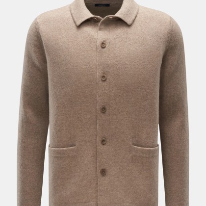04651/ A trip in a bag - Herren - Cardigan beige 04651/ A trip in a bag - Herren - Cardigan beige