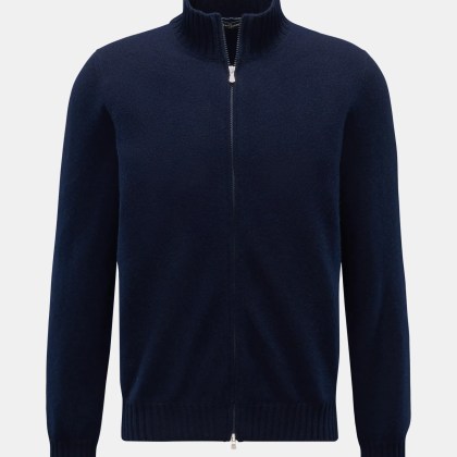 Gran Sasso - Herren - Cashmere Strickjacke navy Gran Sasso - Herren - Cashmere Strickjacke navy