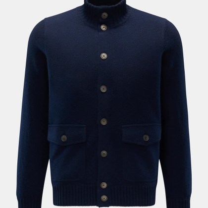 Gran Sasso - Herren - Cashmere Cardigan navy Gran Sasso - Herren - Cashmere Cardigan navy