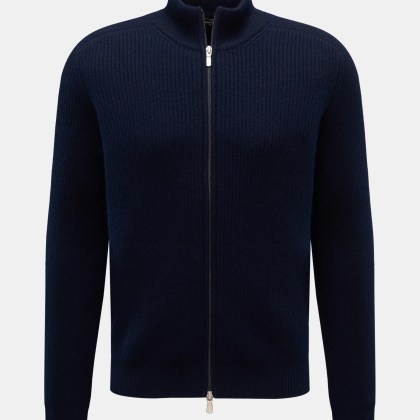Gran Sasso - Herren - Cashmere Strickjacke navy Gran Sasso - Herren - Cashmere Strickjacke navy