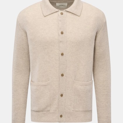 Lisa Yang - Herren - Cashmere Cardigan %27Maximilian%27 sand meliert Lisa Yang - Herren - Cashmere Cardigan %27Maximilian%27 sand meliert