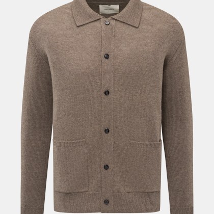 Lisa Yang - Herren - Cashmere Cardigan %27Maximilian%27 taupe Lisa Yang - Herren - Cashmere Cardigan %27Maximilian%27 taupe