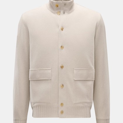 Fioroni - Herren - Cashmere Cardigan beige Fioroni - Herren - Cashmere Cardigan beige