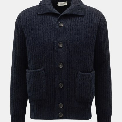 Filippo de Laurentiis - Herren - Cashmere Cardigan navy Filippo de Laurentiis - Herren - Cashmere Cardigan navy