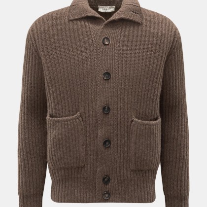Filippo de Laurentiis - Herren - Cashmere Cardigan graubraun Filippo de Laurentiis - Herren - Cashmere Cardigan graubraun