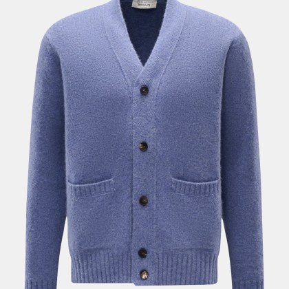 Filippo de Laurentiis - Herren - Cardigan rauchblau meliert Filippo de Laurentiis - Herren - Cardigan rauchblau meliert