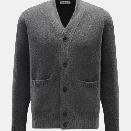 Filippo de Laurentiis - Herren - Cardigan dunkelgrau meliert Filippo de Laurentiis - Herren - Cardigan dunkelgrau meliert