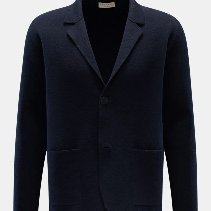 Lunaria Cashmere - Herren - Cashmere Cardigan navy Lunaria Cashmere - Herren - Cashmere Cardigan navy