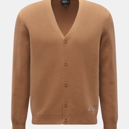 A.P.C. - Herren - Cardigan %27Kenny%27 camel A.P.C. - Herren - Cardigan %27Kenny%27 camel