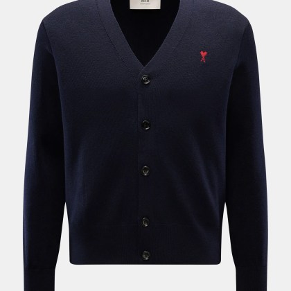 Ami Paris - Herren - Merino Cardigan navy Ami Paris - Herren - Merino Cardigan navy