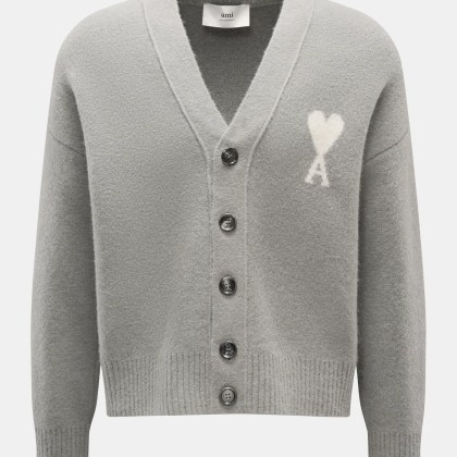 Ami Paris - Herren - Cardigan grau Ami Paris - Herren - Cardigan grau
