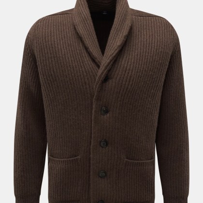 Fedeli - Herren - Cashmere Cardigan %27Terminillo%27 braun Fedeli - Herren - Cashmere Cardigan %27Terminillo%27 braun