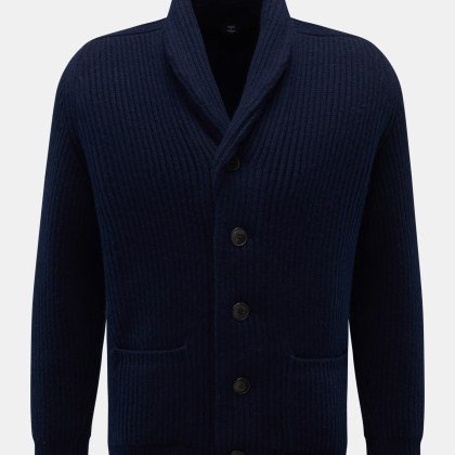 Fedeli - Herren - Cashmere Cardigan %27Terminillo%27 navy Fedeli - Herren - Cashmere Cardigan %27Terminillo%27 navy