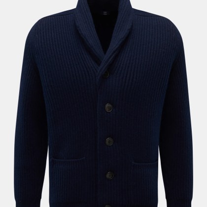 Fedeli - Herren - Cashmere Cardigan %27Terminillo%27 navy Fedeli - Herren - Cashmere Cardigan %27Terminillo%27 navy