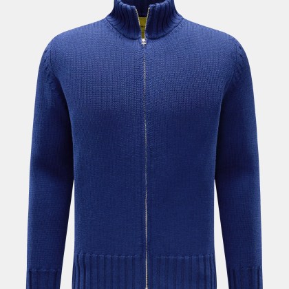 B.F. Knitwear - Herren - Merino Strickjacke dunkelblau B.F. Knitwear - Herren - Merino Strickjacke dunkelblau