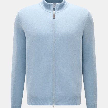 FTC - Herren - Cashmere Strickjacke hellblau FTC - Herren - Cashmere Strickjacke hellblau