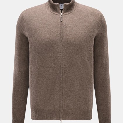 FTC - Herren - Cashmere Strickjacke graubraun FTC - Herren - Cashmere Strickjacke graubraun