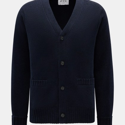 FTC - Herren - Cashmere Cardigan navy FTC - Herren - Cashmere Cardigan navy