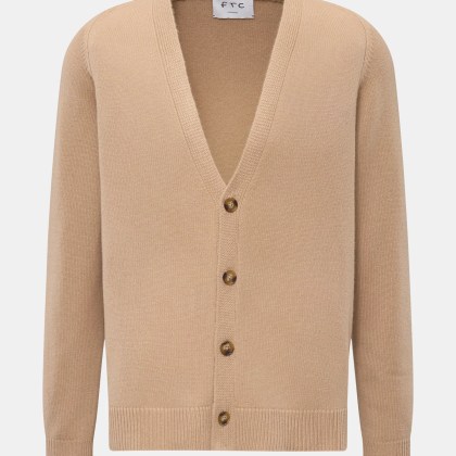 FTC - Herren - Cashmere Cardigan beige FTC - Herren - Cashmere Cardigan beige