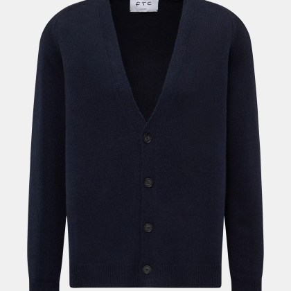 FTC - Herren - Cashmere Cardigan navy FTC - Herren - Cashmere Cardigan navy