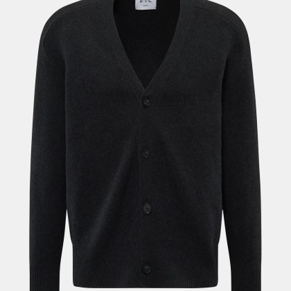 FTC - Herren - Cashmere Cardigan anthrazit FTC - Herren - Cashmere Cardigan anthrazit