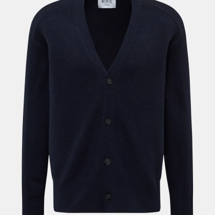 FTC - Herren - Cashmere Cardigan navy FTC - Herren - Cashmere Cardigan navy