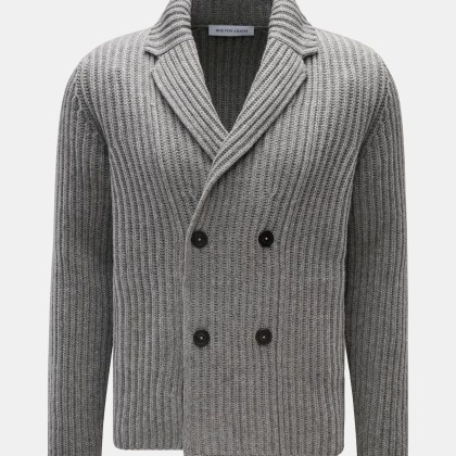 Iris von Arnim - Herren - Cashmere Cardigan %27Arvada%27 grau meliert Iris von Arnim - Herren - Cashmere Cardigan %27Arvada%27 grau meliert