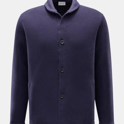 04651/ A trip in a bag - Herren - Cardigan %27Knit Overjacket%27 navy 04651/ A trip in a bag - Herren - Cardigan %27Knit Overjacket%27 navy